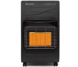 Estufa a Gas Mademsa 11-15kg 4 Kw Ruedas Multidireccionales Vittale 40 Negra