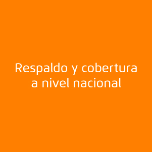 Los mejores productos con el mayor respaldo y cobertura a nivel nacional