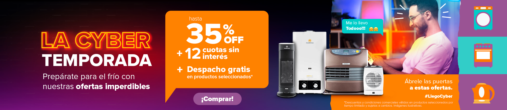 TOC TOC Temporada en Mademsa - Hasta 35%Off  + 12 cuotas sin interés con mercadopago