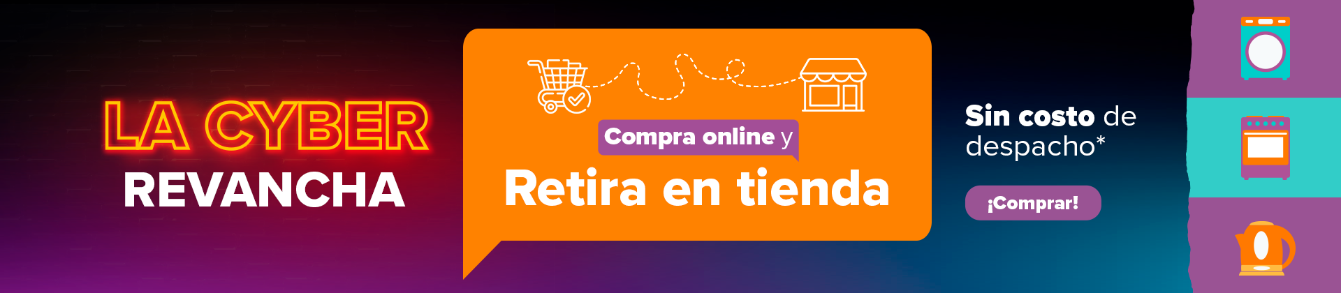 RETIRA EN TIENDA - sin costo de despacho.