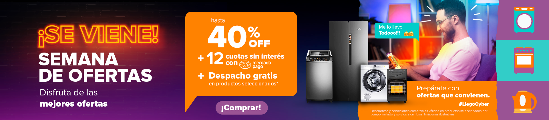 ¡Se viene! Aprovecha esta semana antecipada de Ofertas con Mademsa - Hasta 40%Off